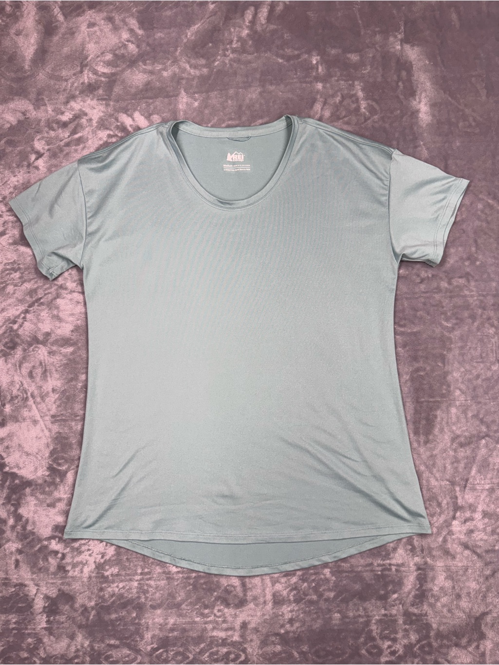 Rei Women's Pale Aqua Short-Sleeve Performance Tee